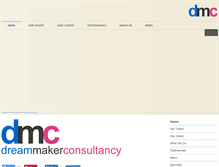 Tablet Screenshot of dreammakerconsultancy.com
